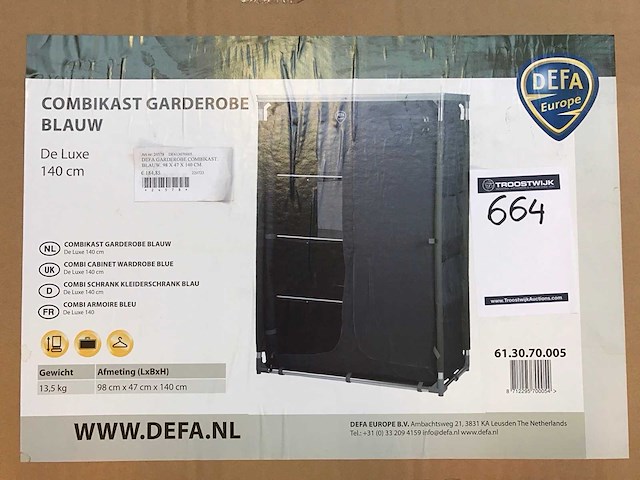 Defa de luxe campingkast - afbeelding 2 van  2