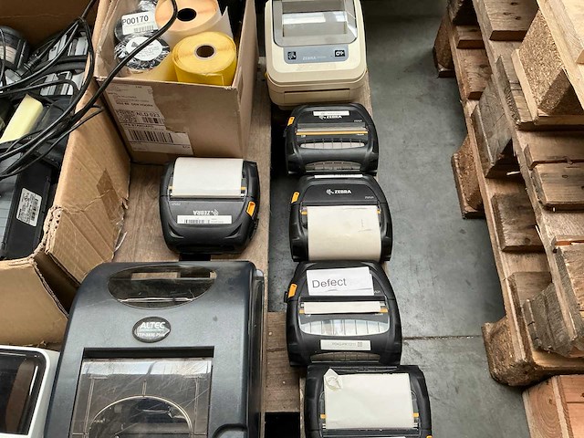 Defecte en incomplete labelprinters - afbeelding 5 van  6