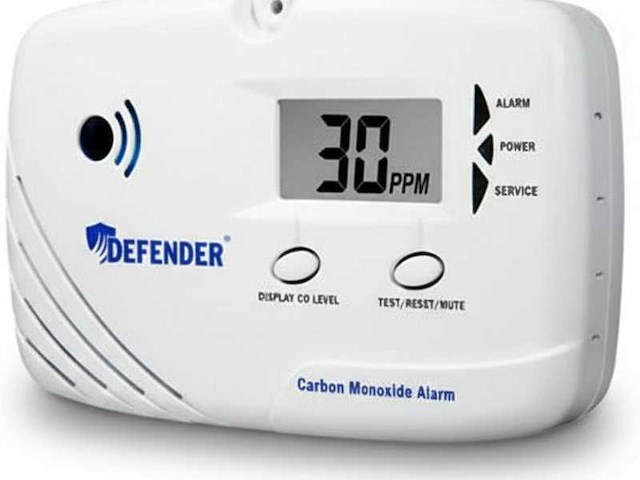 Defender ca6150 lithium powered carbon monoxide detector - alarm - afbeelding 1 van  3