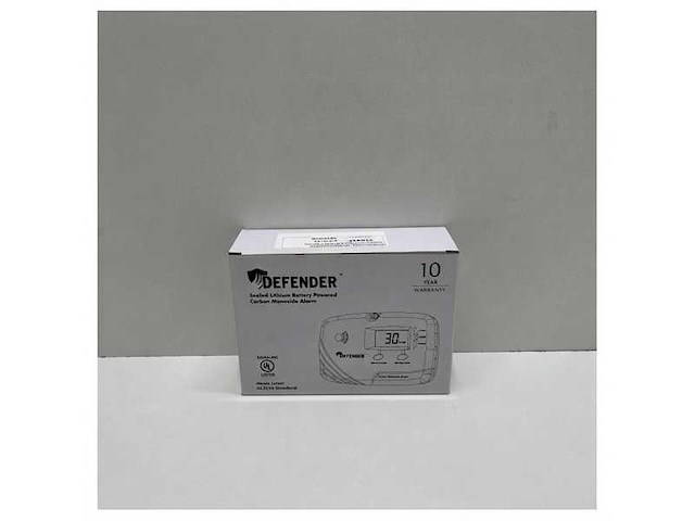 Defender ca6150 lithium powered carbon monoxide detector - alarm - afbeelding 3 van  4