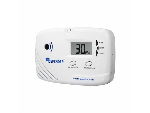 Defender ca6150 lithium powered carbon monoxide detector - alarm - afbeelding 1 van  3