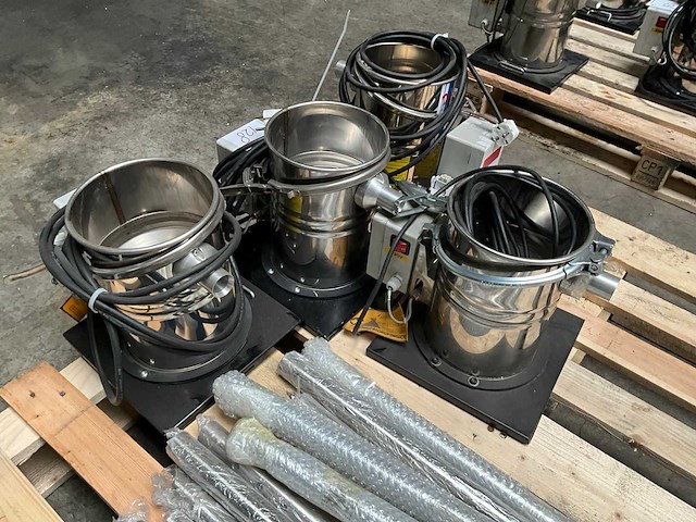 Dega pixie vacuüm hopper / feeder onderdelen (4x) - afbeelding 2 van  3