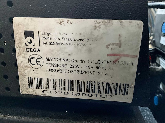 Dega quadro colortech test kleur doseerunit (4x) - afbeelding 3 van  5