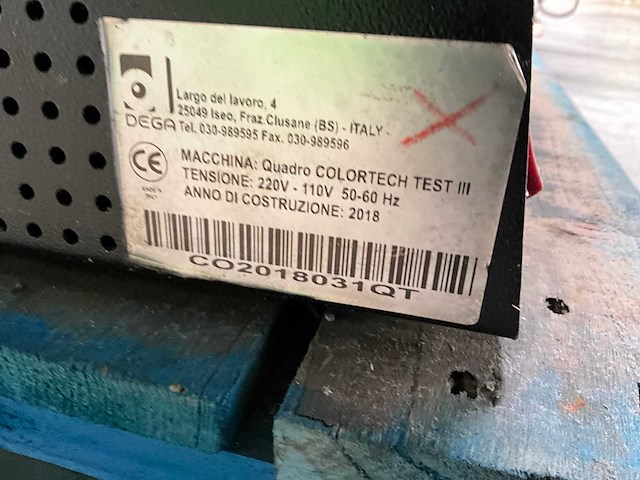 Dega quadro colortech test kleur doseerunit onderdelen - afbeelding 5 van  5