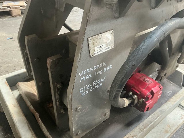 Dehaco - khp25 - hydraulische trilblok - cw20 - afbeelding 9 van  16