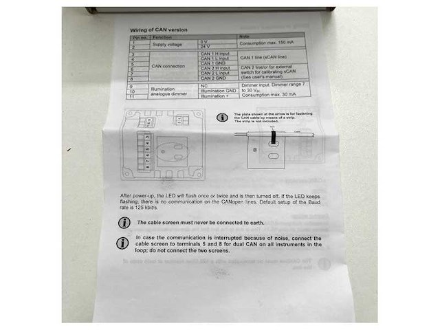 Deif rudder angle indicator rai xl96 med white - afbeelding 4 van  5