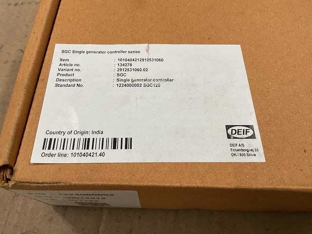 Deif sgc120 controller - afbeelding 4 van  4