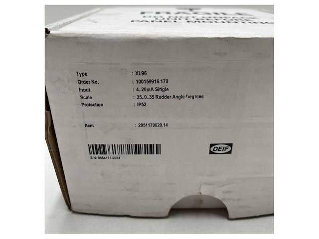 Deif xl96 rudder angle indicator display 35-0-35 - afbeelding 4 van  4