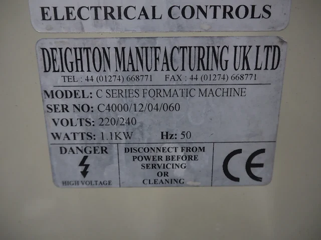 Deighton manufacturing uk ltd - afbeelding 5 van  15