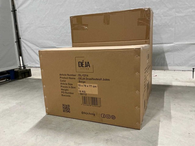 Déja - emma - beige - fauteuil - afbeelding 2 van  2