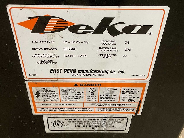 Deka 12-d125-15 accupakket - afbeelding 3 van  6