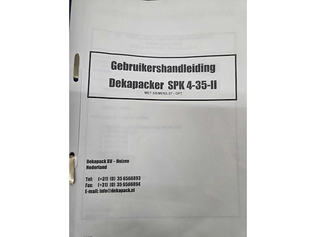Dekapack - s4 - 35 / 2 - horizontale flowpacker met invoerband - afbeelding 25 van  32