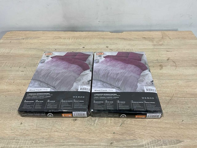 Dekbed overtrek 140x200 cm (2x) - afbeelding 3 van  5