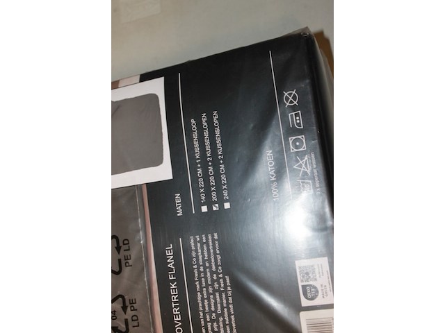 Dekbed overtrek 200x220 1x - afbeelding 3 van  5