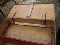 Dekenkist v.v. klep en lade - 56x125x55cm - afbeelding 2 van  4