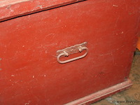 Dekenkist v.v. klep en lade - 56x125x55cm - afbeelding 4 van  4