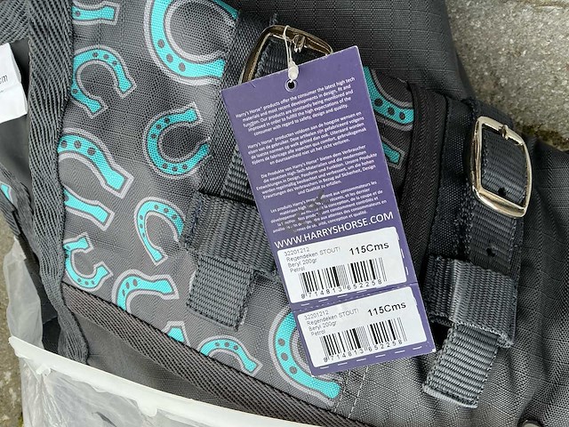 Dekens 115cm paarden (4x) - afbeelding 6 van  6