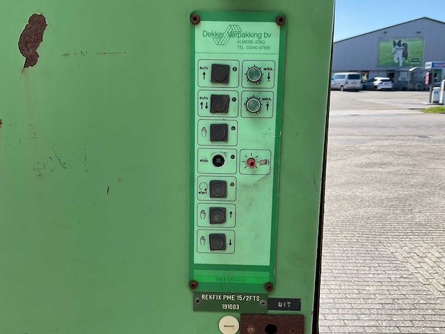 Dekker rekfix pme 15/2fts palletfoliewikkelaar - afbeelding 7 van  7