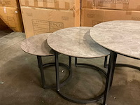 Del conde tuin salontafel set van 3 - afbeelding 8 van  9