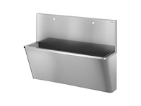 Delabie 140cm (186100) 2-persoons rvs wastrog met 45cm spatrand - afbeelding 1 van  4