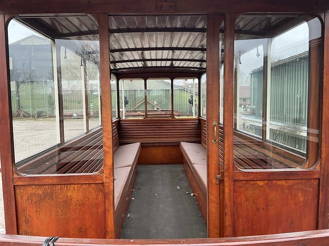 Delfse paarden tram/ huifkar aanhangwagen - afbeelding 11 van  35