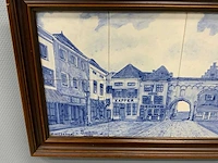 Delfts blauw tegeltableau zaltbommel 700x400 mm - afbeelding 4 van  7