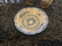 Delfts blauw theepot, bord, vaars - afbeelding 6 van  6