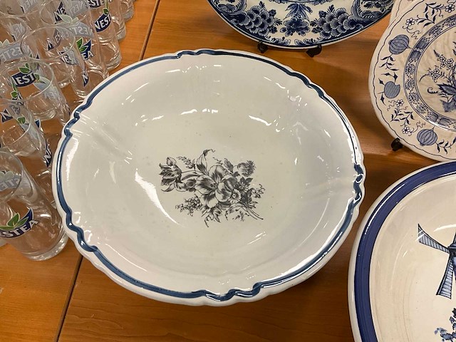 Delfts blauwe borden (7x) - afbeelding 5 van  10