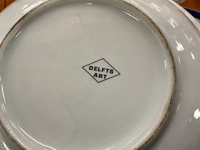 Delfts blauwe borden (7x) - afbeelding 9 van  10
