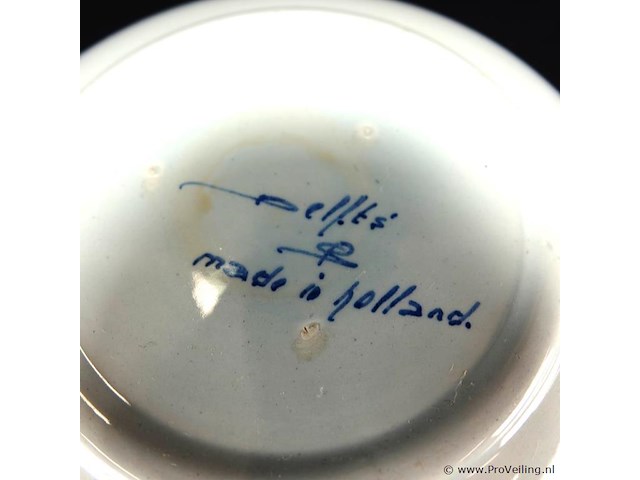 Delftsblauwe dekselschaal - afbeelding 5 van  5