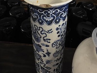 Delftsblauwe vazen - 5 stuks - afbeelding 2 van  3