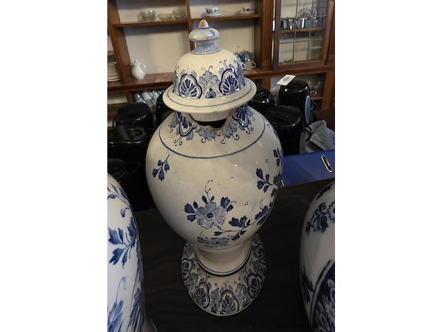 Delftsblauwe vazen - 5 stuks - afbeelding 3 van  3