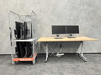 Dell - 13x 22" monitor op voet - dp, dvi, vga - afbeelding 1 van  18