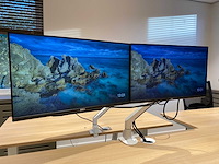 Dell - 23" dubbele monitoren met ergonomische arm (hdmi, dp, vga, usb) - afbeelding 6 van  21
