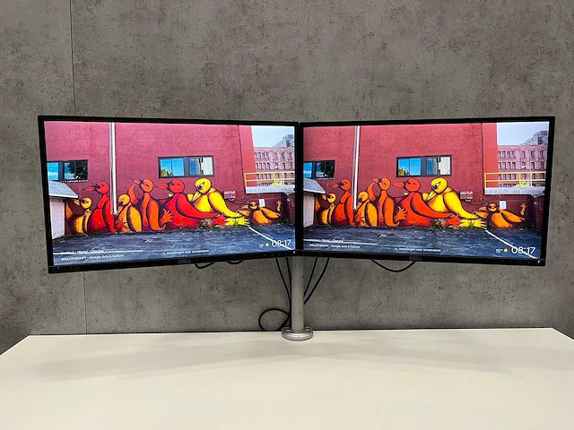 Dell - 24" monitor set op dubbele monitorarm - afbeelding 6 van  13