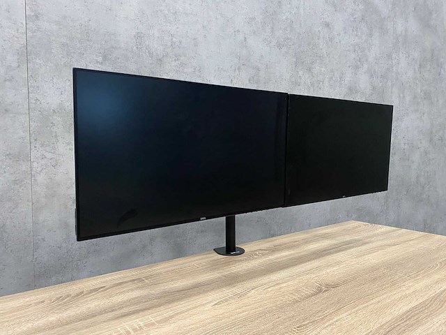 Dell - 24" monitoren met dubbele monitorarm - dp, hdmi - afbeelding 1 van  16