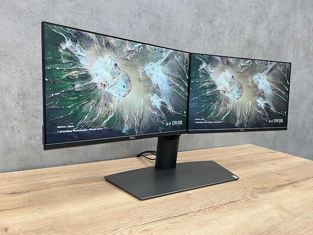 Dell - 24" pc set met dubbele voet - hdmi, dp, vga - afbeelding 10 van  17