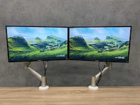 Dell - 2x 24" monitor met monitorarm - hdmi, dp, vga - afbeelding 21 van  23
