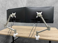 Dell - 2x 24" monitor met monitorarm - hdmi, dp, vga - afbeelding 11 van  16