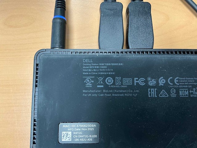 Dell - d6000 - dockingstation met beeldschermen - afbeelding 6 van  8