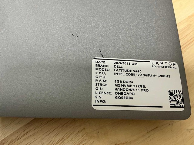Dell - latitude 5440(i7-gen13) - laptop - afbeelding 7 van  7