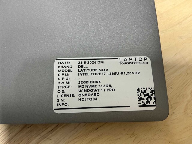 Dell - latitude 5440(i7-gen13) - laptop - afbeelding 6 van  7