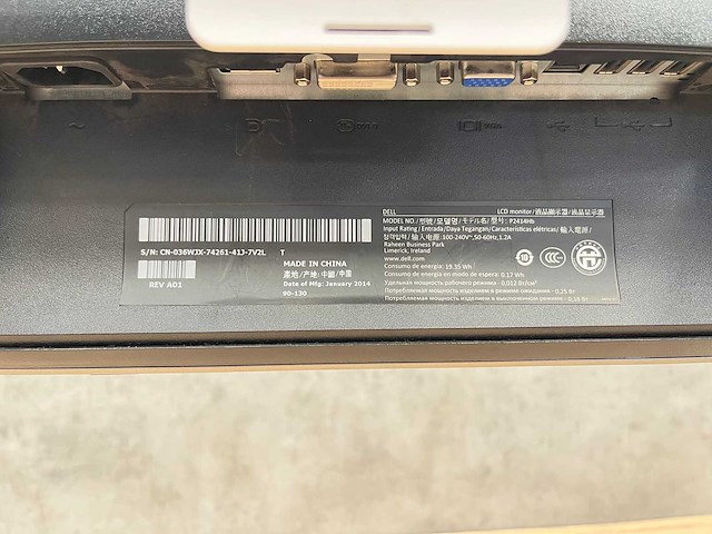 Dell - p2414 - 24" monitoren met dubbele monitorarm - afbeelding 8 van  18