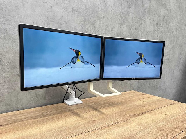 Dell - p2414 - 24" monitoren met dubbele monitorarm - afbeelding 1 van  18