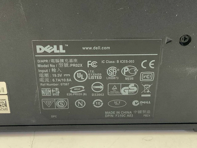 Dell - pr02x - dockingstation (6x) - afbeelding 8 van  8