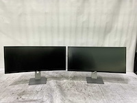 Dell - u3417w/u3415wb - curved monitor 34” (2x) - afbeelding 1 van  13