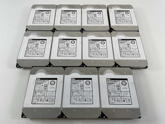 Dell (0f29535) 12 tb sas hdds (11x) - afbeelding 1 van  7
