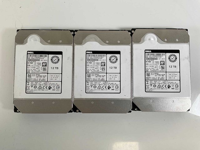 Dell (0f29535) 12 tb sas hdds (11x) - afbeelding 4 van  7