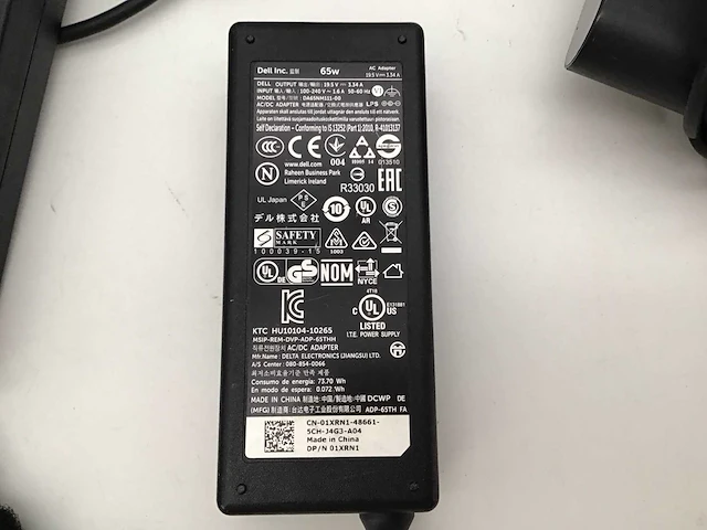 Dell 130 watt (1x) 90 watt (2x) 65 watt (1x) oplader dikke pin computeronderdeel (4x) - afbeelding 2 van  3