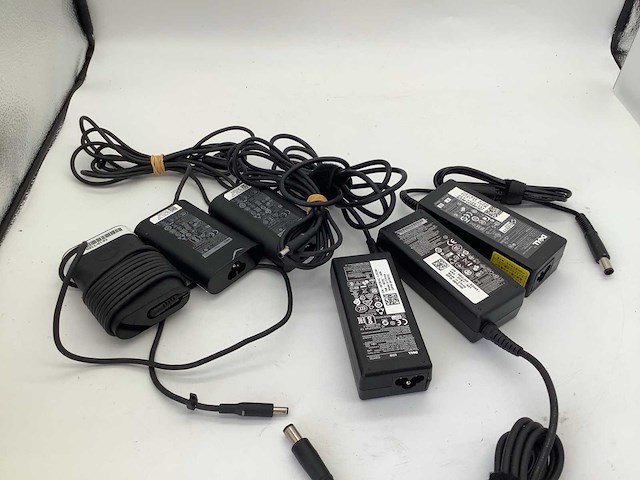 Dell 3 x dunne pin 3 x dikke pin dell laptop adapter (6x) - afbeelding 1 van  6